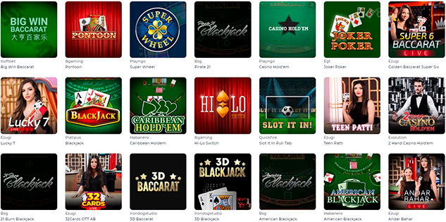 Online card games